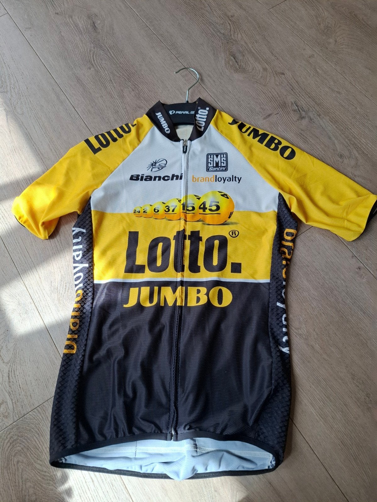 Lotto jumbo wielershirt zgan maat m heren, Ophalen of Verzenden, Zo goed als nieuw, Heren, Bovenkleding