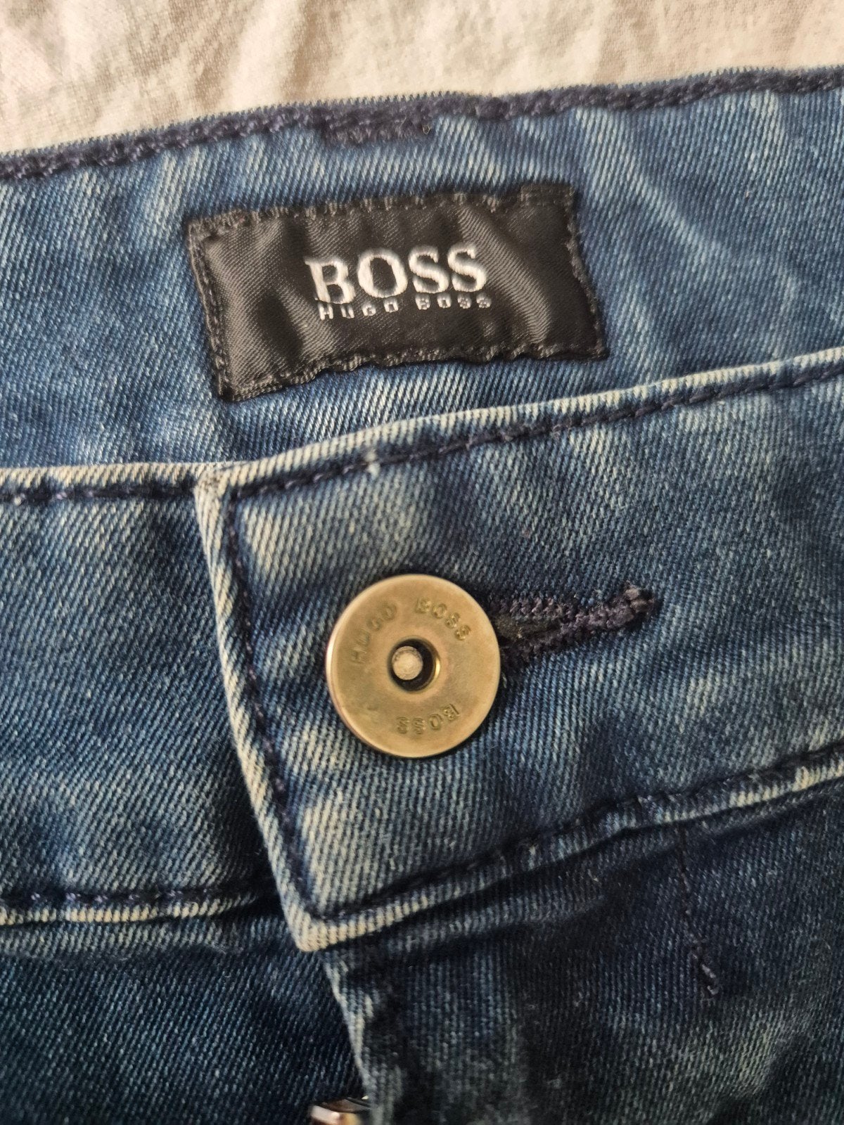 Hugo Boss Denim Broek Heren (L/XL) - Nieuwstaat, Kleding | Heren, Spijkerbroeken en Jeans, Ophalen, W36 - W38 (confectie 52/54)