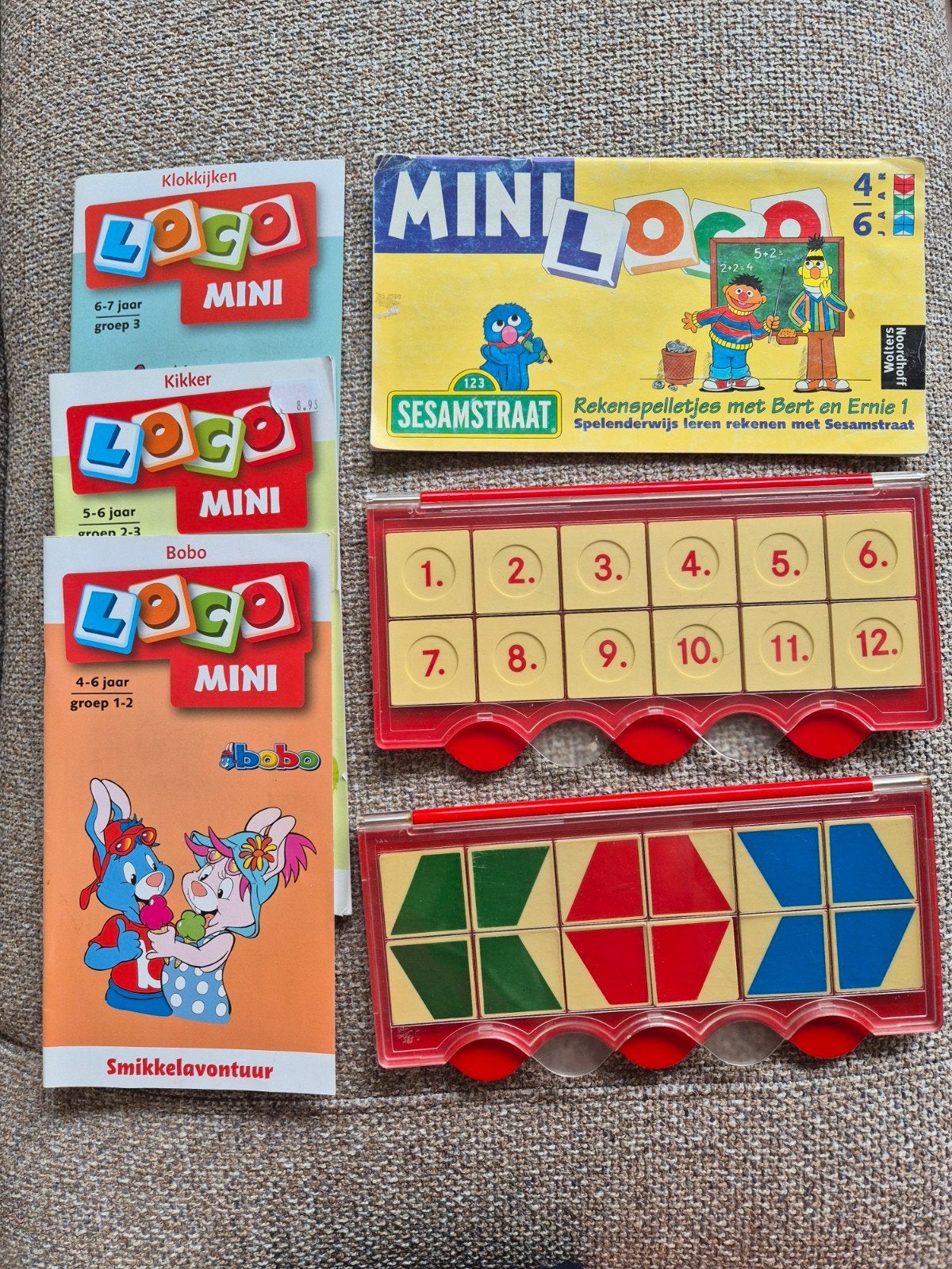 2x Loco Mini spel met 4 boekjes, Ophalen of Verzenden, Gebruikt, Puzzelen