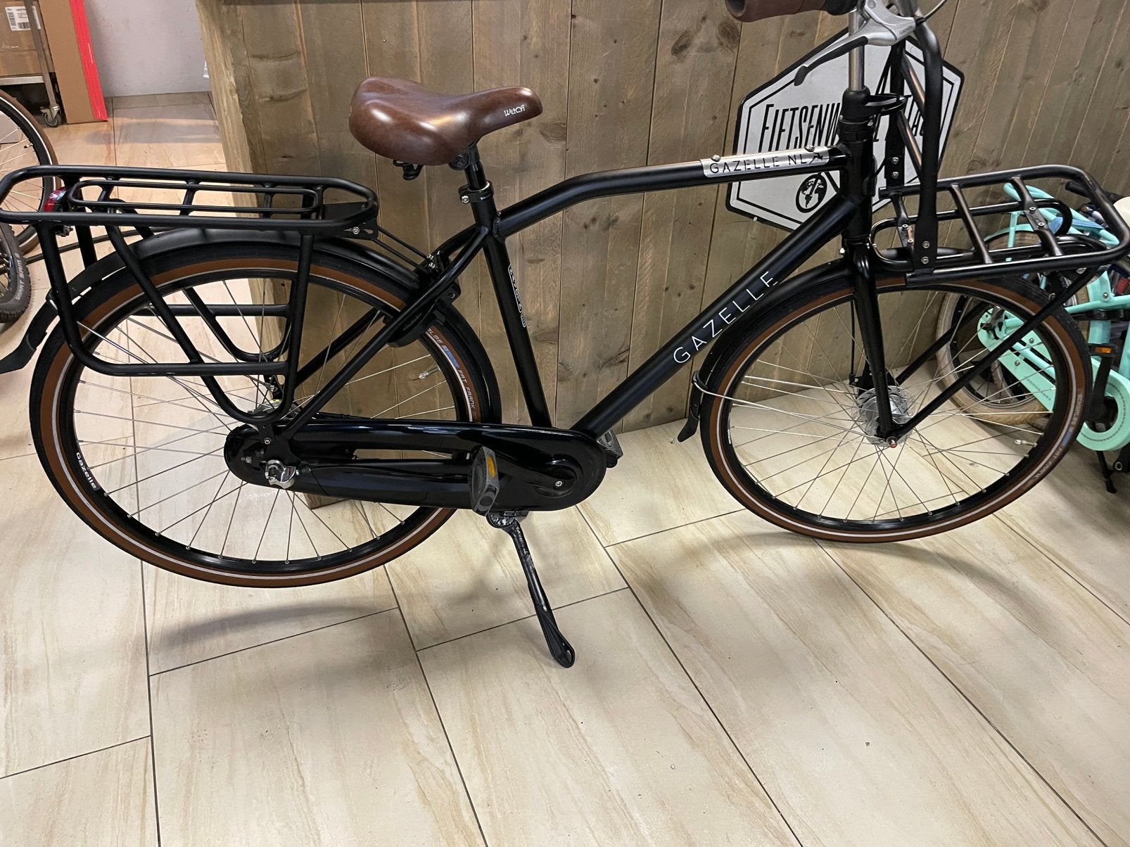 gazelle transportfiets heavy duty heren, Versnellingen, Ophalen of Verzenden, Zo goed als nieuw, Gazelle