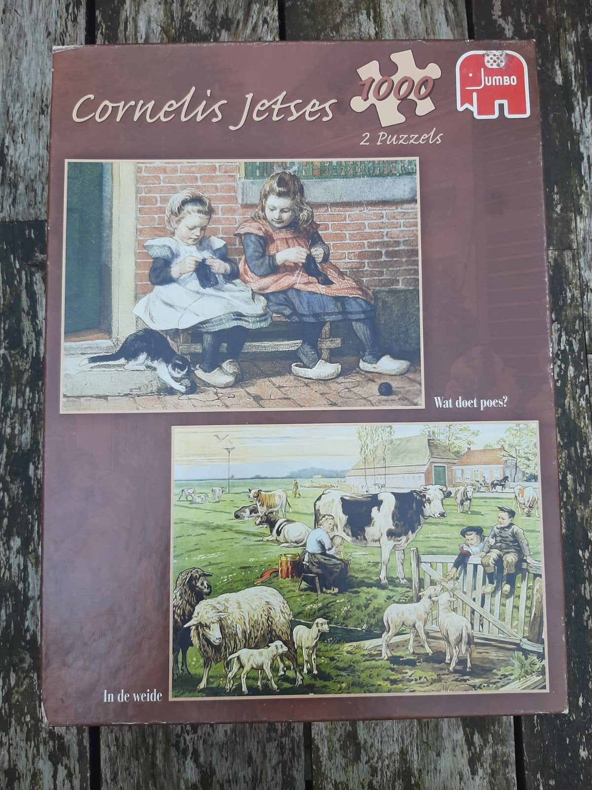 Cornelis jetses puzzel ot en sien 1000 stukjes, Ophalen of Verzenden, 500 t/m 1500 stukjes
