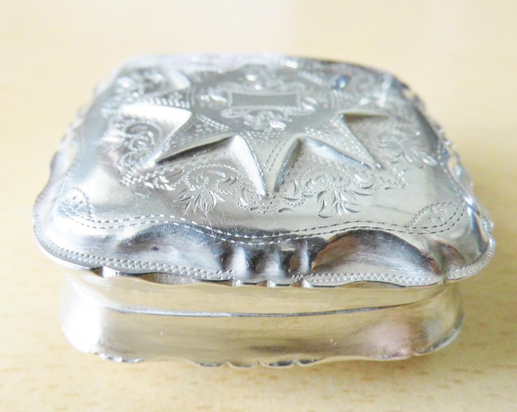 Zilveren pepermuntdoosje, Ophalen of Verzenden, Zilver