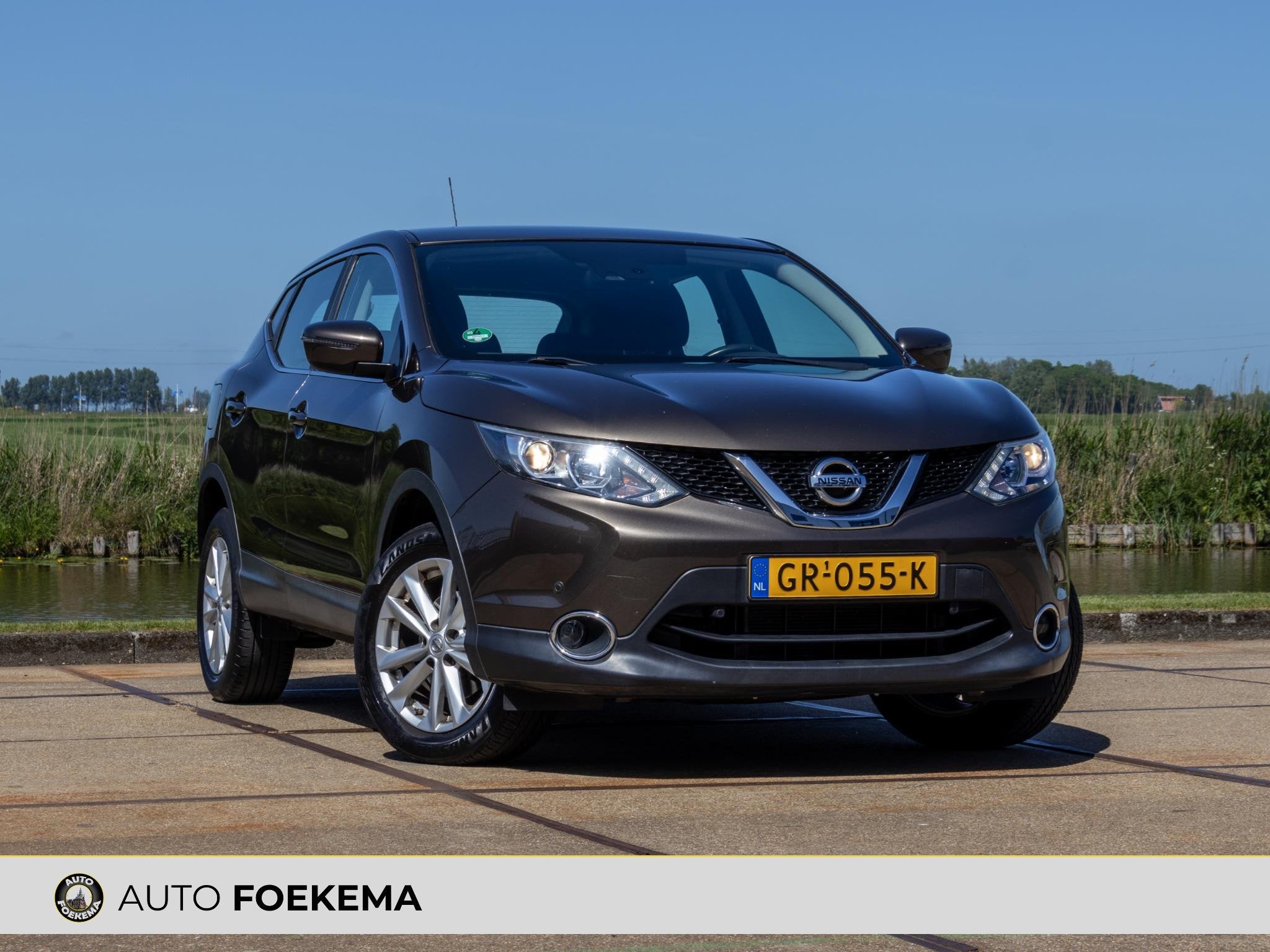 Nissan Qashqai 1.2 Acenta Lane assist Clima Trekhaak, Voorwielaandrijving, Stof, Gebruikt, Euro 6