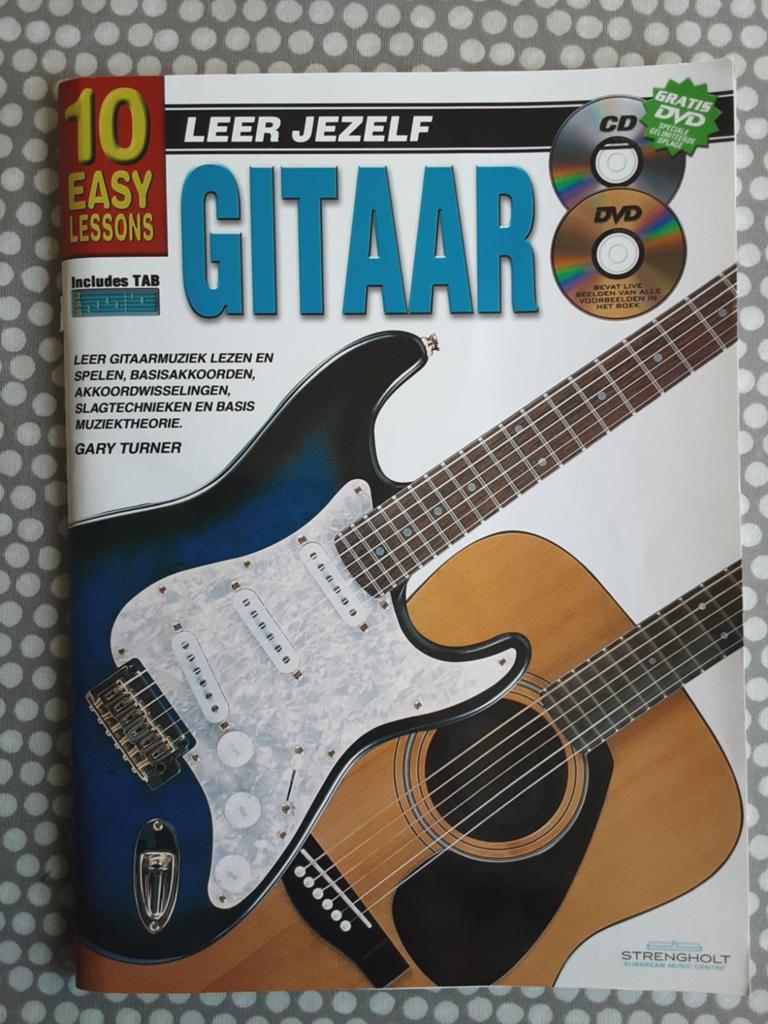 Gary Turner - Leer jezelf Gitaar  incl CD en DVD, Muziek en Instrumenten, Bladmuziek, Gitaar, Les of Cursus, Ophalen of Verzenden