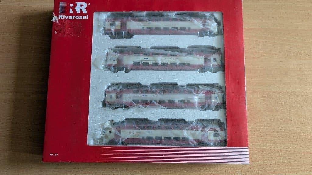 Rivarossi virm AC H0 OV chipkaart uitvoering . Vierdelig., Overige merken, Wisselstroom, Treinset, Ophalen of Verzenden