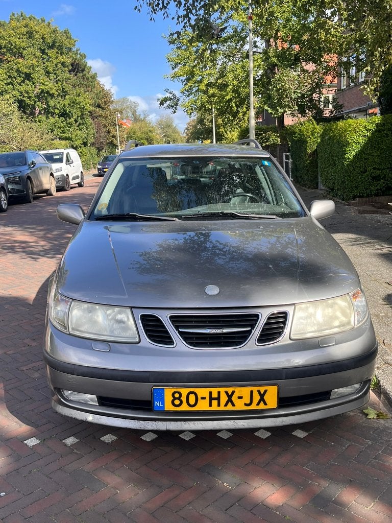 Saab 9-5 Combi 2.3t Automaat – 180.000 km – NIEUWE TURBO!, Auto's, 1800 kg, Zwart, 2290 cc, Stationwagon