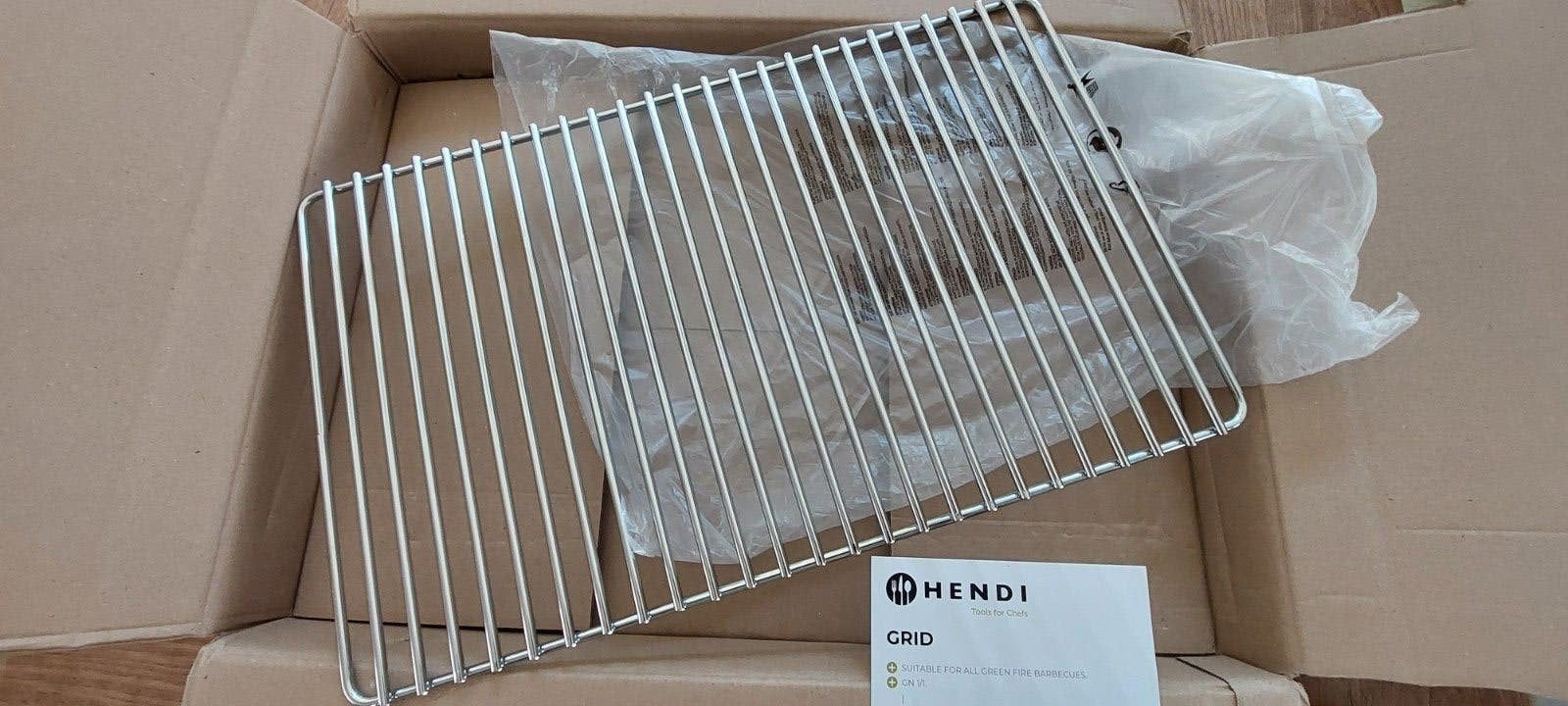 Hendi Verchroomd Grillrooster GN 1/1 voor Green Fire BBQ, Ophalen of Verzenden