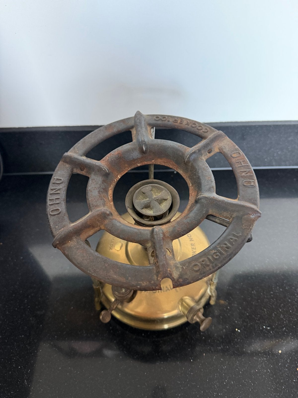 Antieke OHNO Original Cooker No. 100 Petroleumbrander, Ophalen of Verzenden