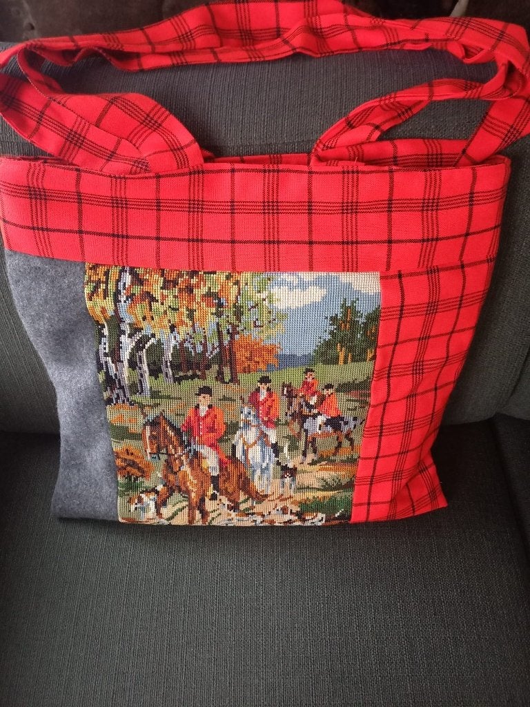 Borduurwerk tas, Ophalen of Verzenden, Nieuw, Rood, Schoudertasje