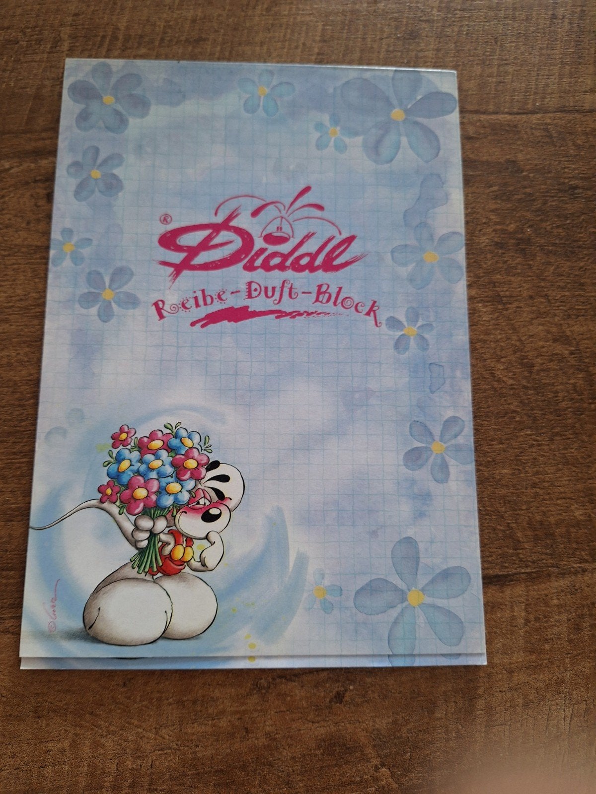 Diddl blok nr 271 met 14 blaadjes, Verzamelen, Ophalen of Verzenden, Diddl, Gebruikt, Papier, Kaart of Schrift