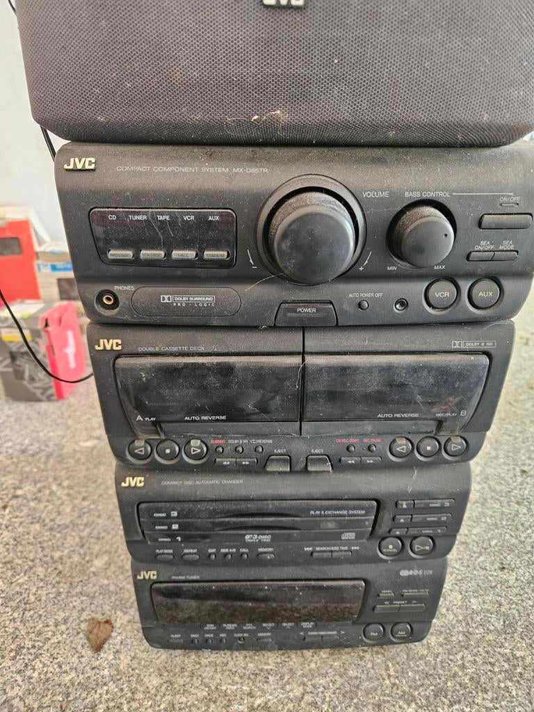 JVC stereo toren, Ophalen of Verzenden, Gebruikt, JVC