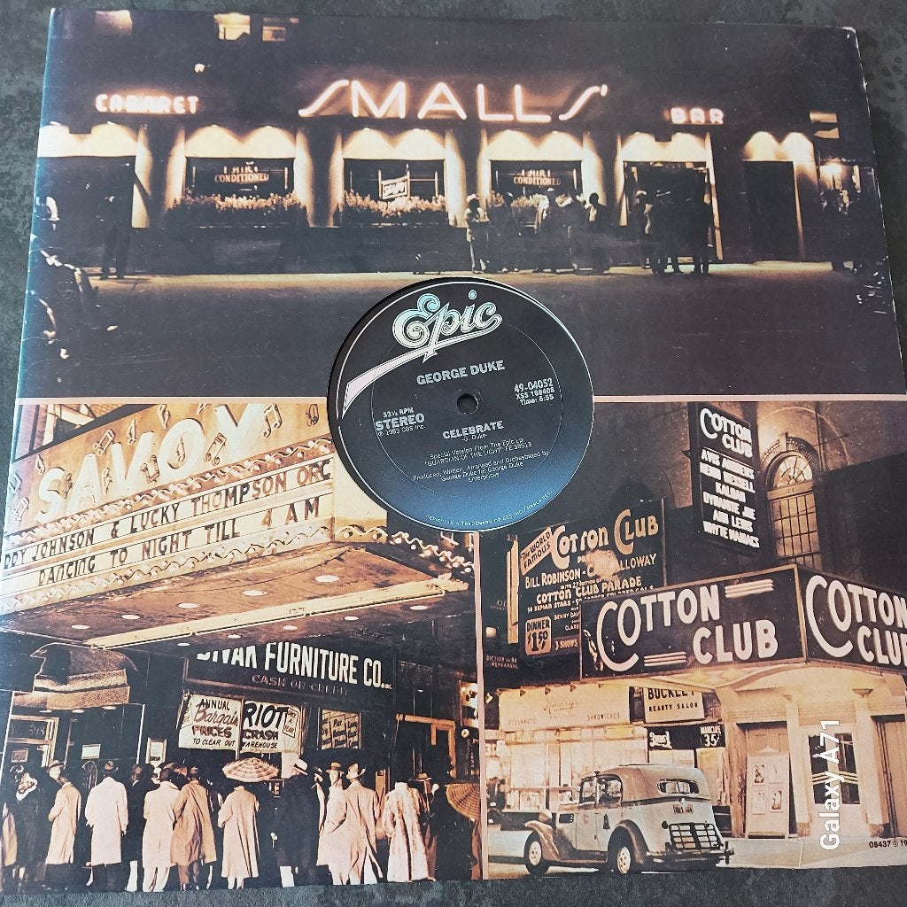 12 inch Maxisingel George Duke - Celebrate (1983), Gebruikt, Disco, 12 inch, Beschermende buitenhoes