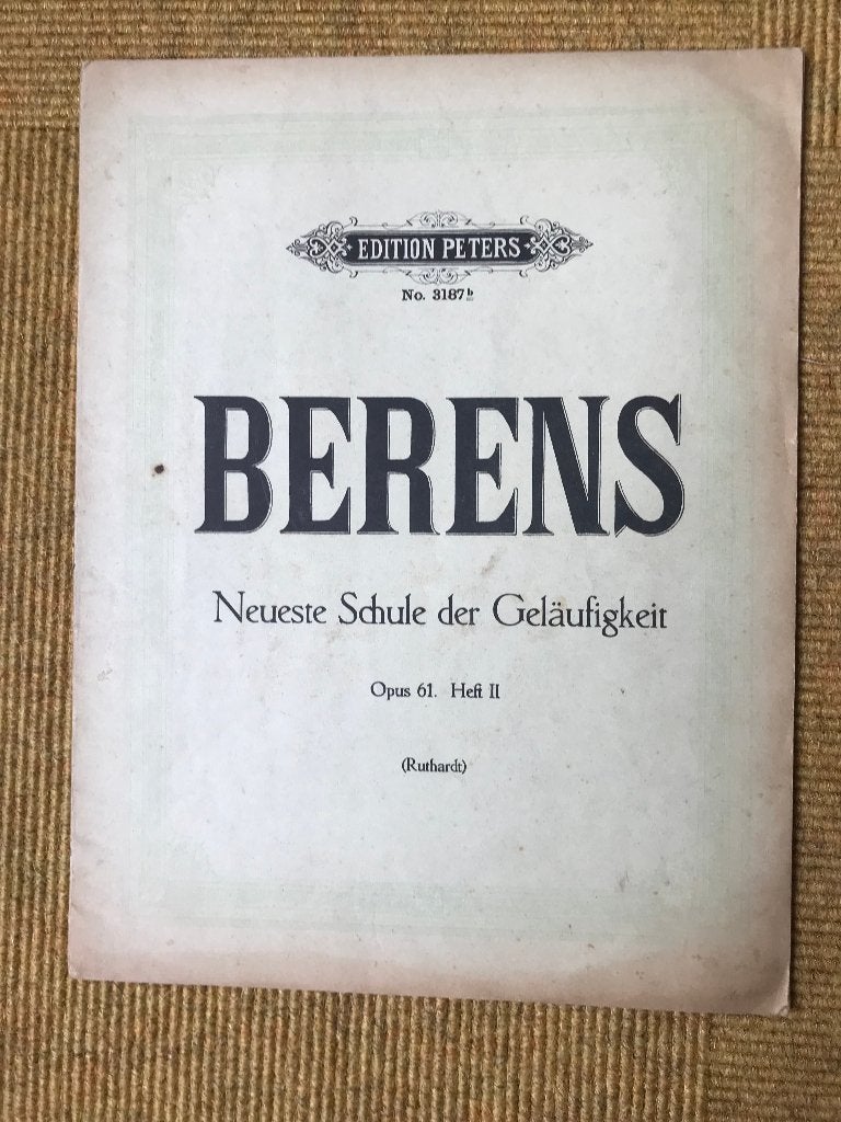 Berens - Neueste Schule der Geläufigkeit, Gebruikt, Klassiek, Ophalen of Verzenden, Artiest of Componist