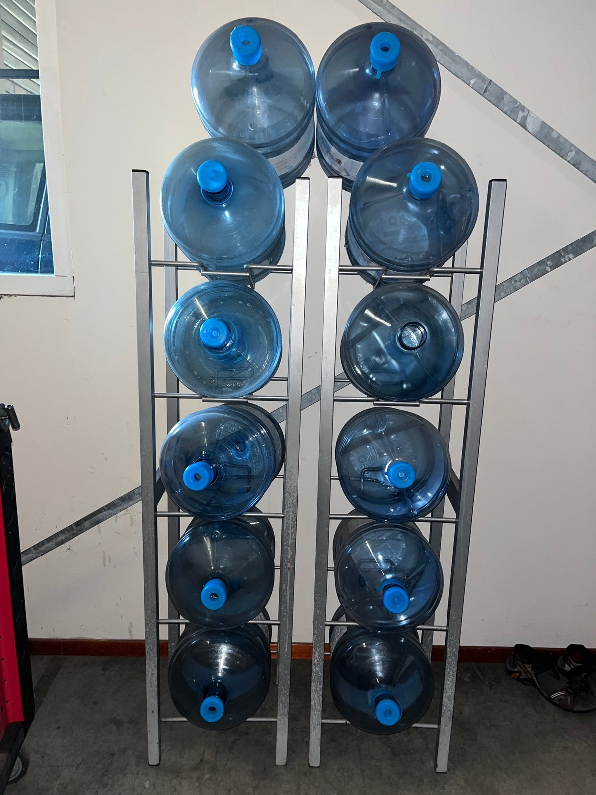 Waterfleshouder / flessenrek voor 12flessen, Gebruikt, 5 tot 15 flessen, Ophalen of Verzenden, 75 – 100