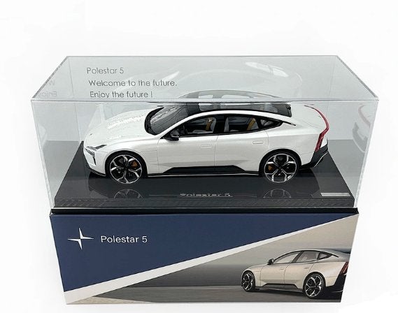 Polestar 5 2026 Wit 1-18 Paudi Models ( Inkl. Luxe Vitrinebo, Overige merken, Tschuiten@hotmail.com, Auto, Nieuw