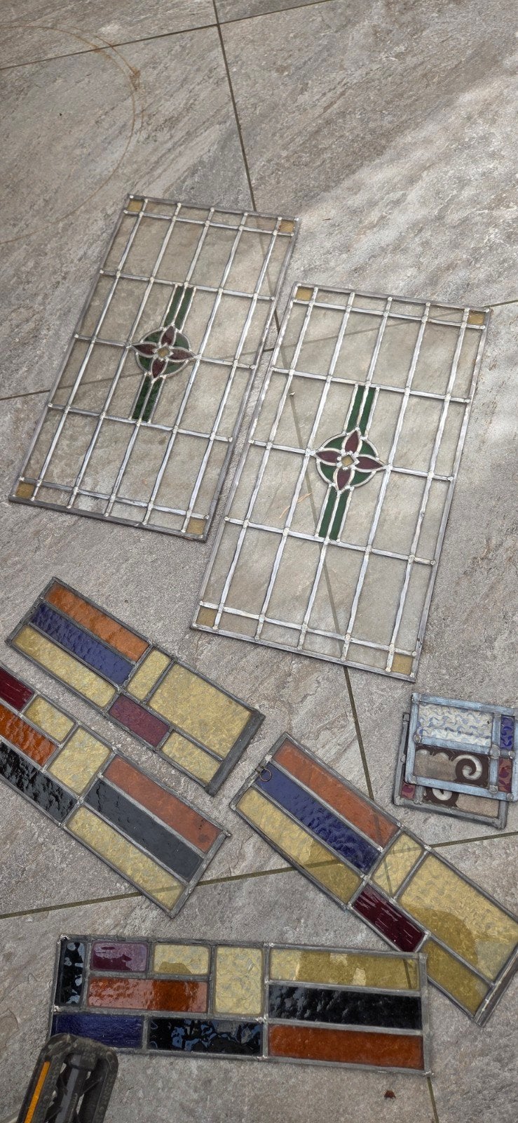 Glas in lood, Ophalen, Frame of Mal