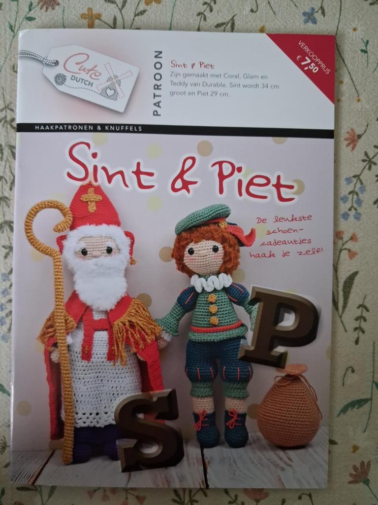 Sint en piet haakpatroon, Verzenden, Nieuw, Haken, Patroon of Boek