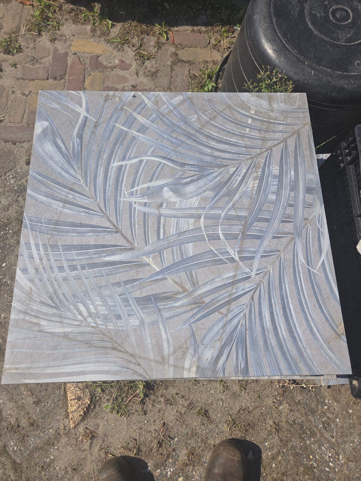 keramische tuintegels 60x60x4 cm, Tuin en Terras, Ophalen, Keramiek, Nieuw, Minder dan 5 m²