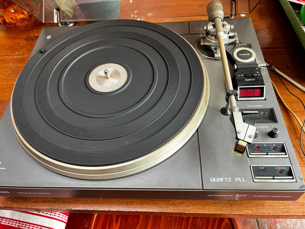 Philips Automatic 977, Audio, Tv en Foto, Platenspelers, Ophalen of Verzenden, Gebruikt, Platenspeler, Philips