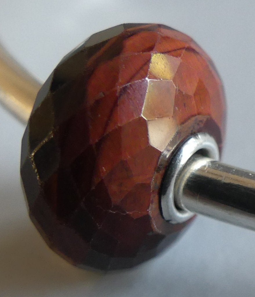Trollbeads ROOD TIJGEROOG edelsteen, Gebruikt, -, Verzenden, -