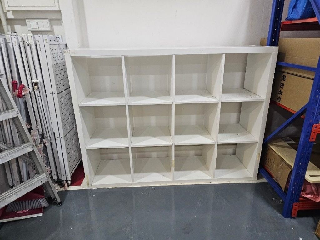 Kallax 12 vaks open kast vakkenkast 4x3 wit Ikea, Ophalen, 100 tot 150 cm, 5 laden of meer, 100 tot 150 cm