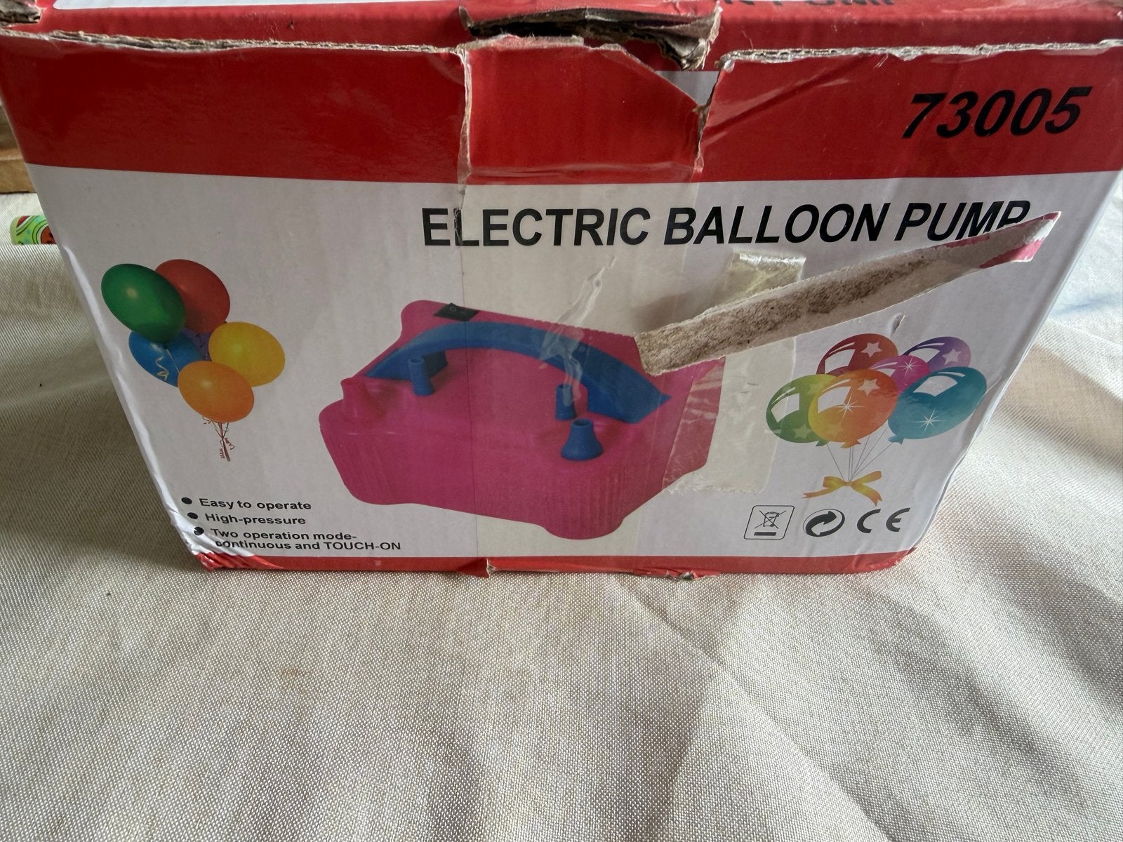 Elektrische Ballonpomp - Snel en Eenvoudig Ballonnen Opblaze, Ophalen, Nieuw, Feestartikel, Verjaardag