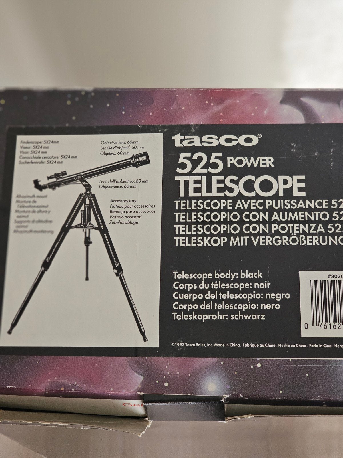 Tasco 525 Power Telescoop met Statief, Audio, Tv en Foto, Ophalen, Lenzentelescoop (refractor), Met statief, Zo goed als nieuw