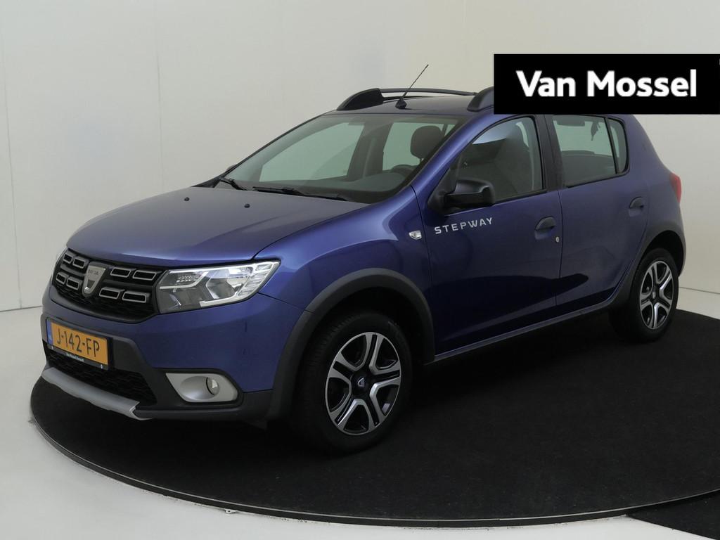 Dacia Sandero 1.0 TCe Bi-Fuel Stepway Serie Limitee 15th Ann, Auto's, Dacia, Euro 6, 580 kg, Blauw, Origineel Nederlands