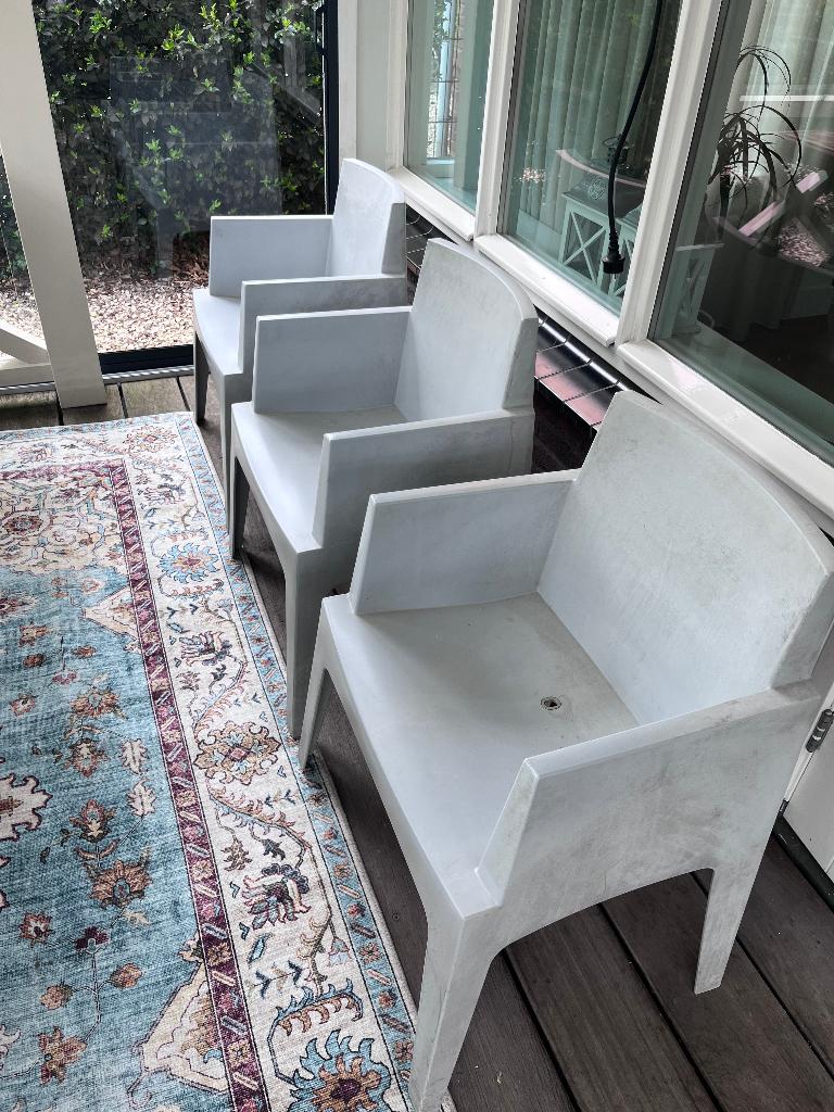 tuinstoelen, Ophalen, Gebruikt, Kunststof