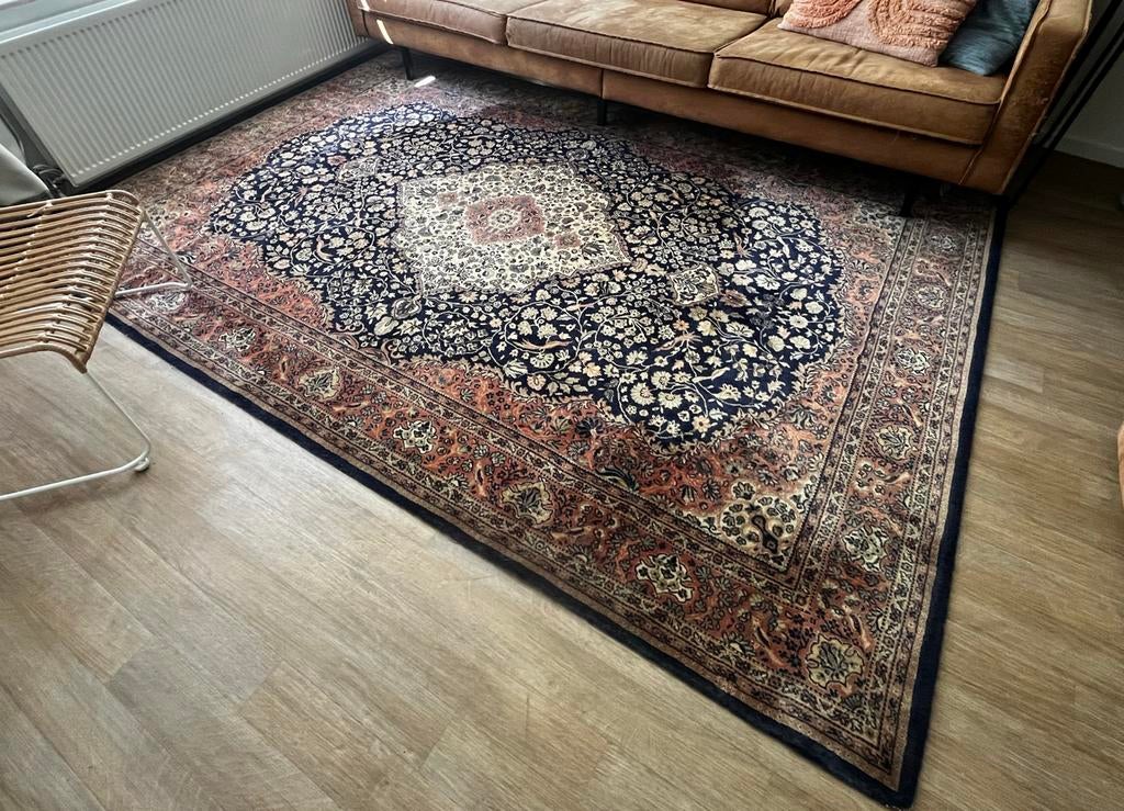 Perzisch tapijt 2x3m - in goede staat, Gebruikt, Blauw, Ophalen of Verzenden, 200 cm of meer