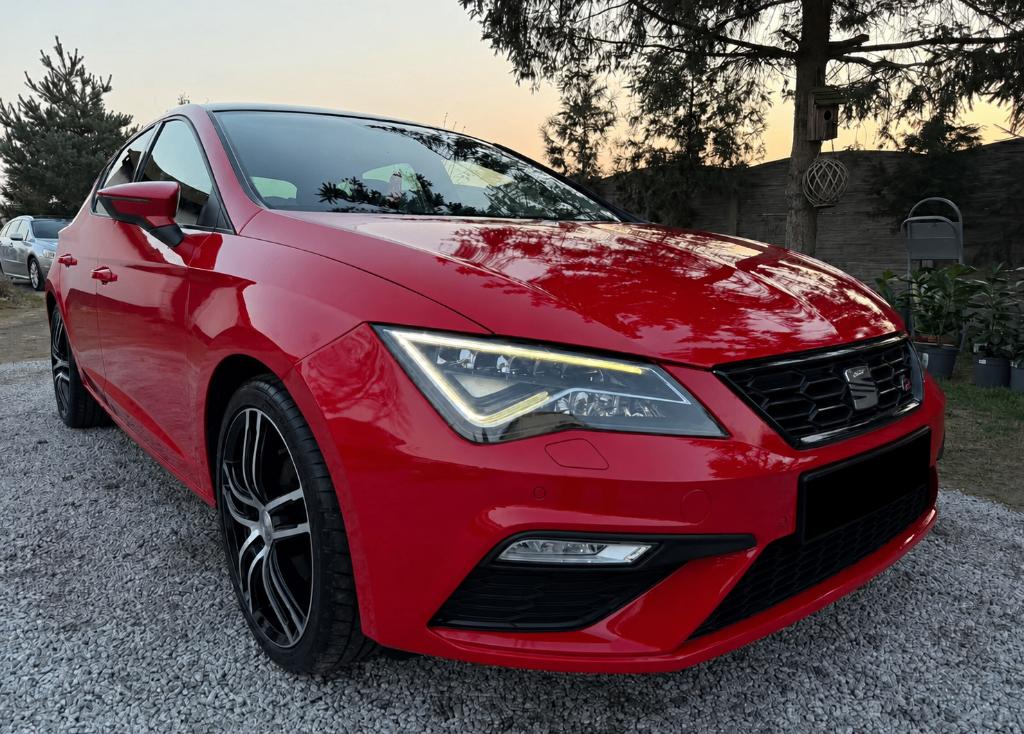 Seat Leon FR 1.4 TSI 150PK  2018 Rood 75000KM NAP, Voorwielaandrijving, 1141 kg, 4 cilinders, 150 pk