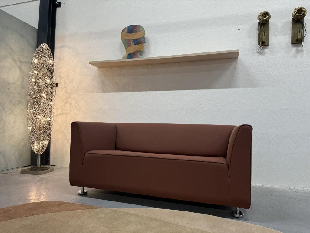 Nieuw Gelderland 4800 Bank 2,5 & 2 zits bank Bruin Kvadrat, 150 tot 200 cm, Ophalen of Verzenden, Rechte bank, Info@gelderlanddesign.com