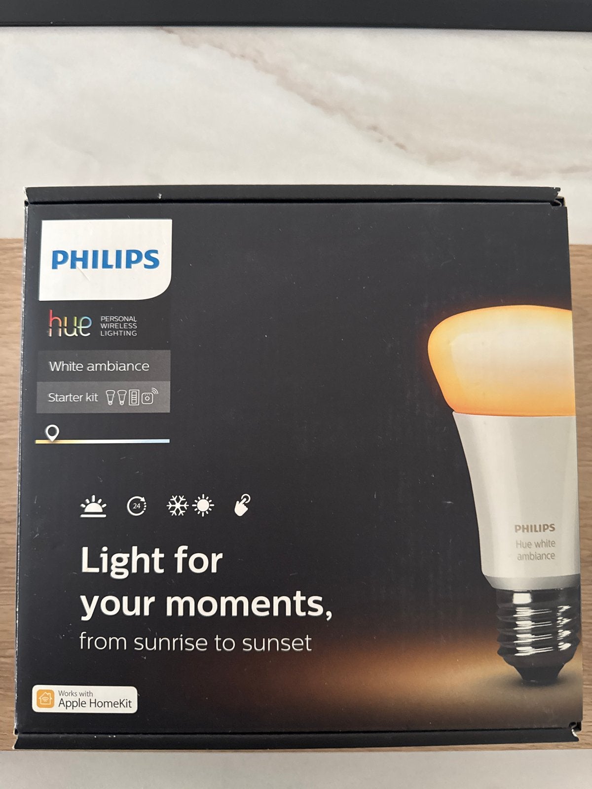 Philips Hue White Ambiance Starter Kit E27, Ophalen of Verzenden, Zo goed als nieuw