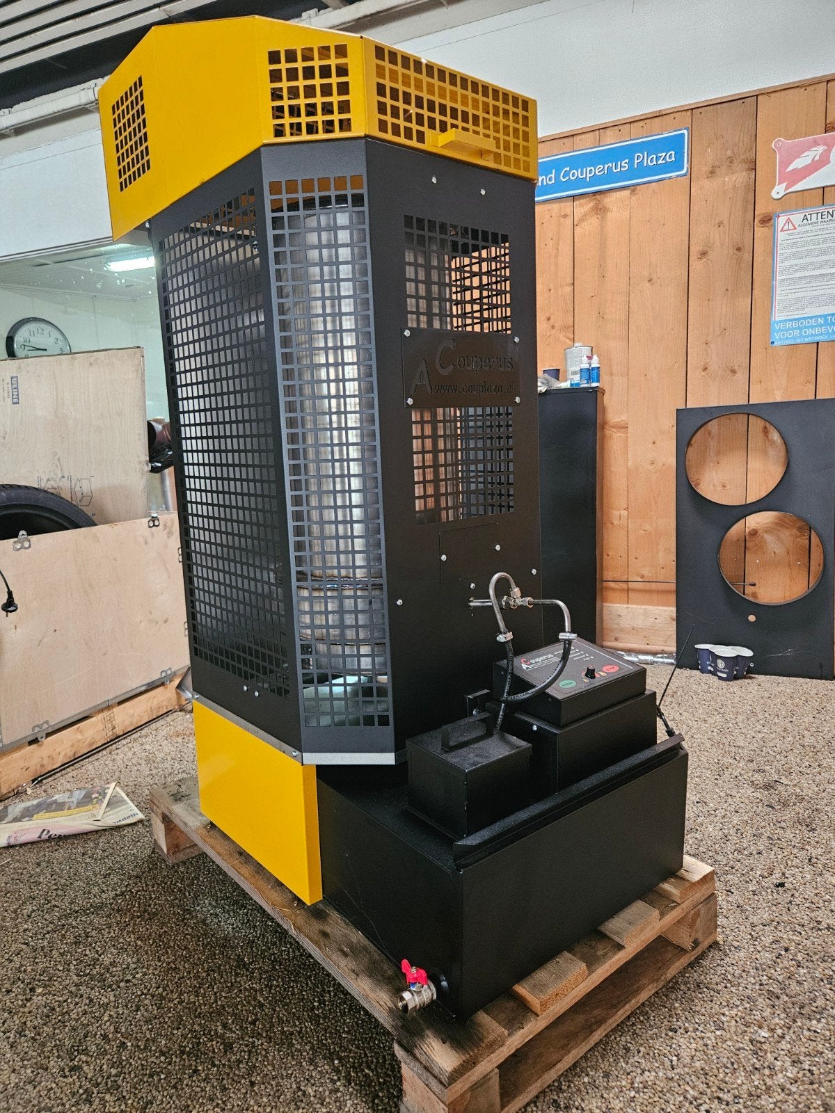 werkplaats verwarming  Demo 35 kw 1 uurtje gebrand., Ophalen of Verzenden