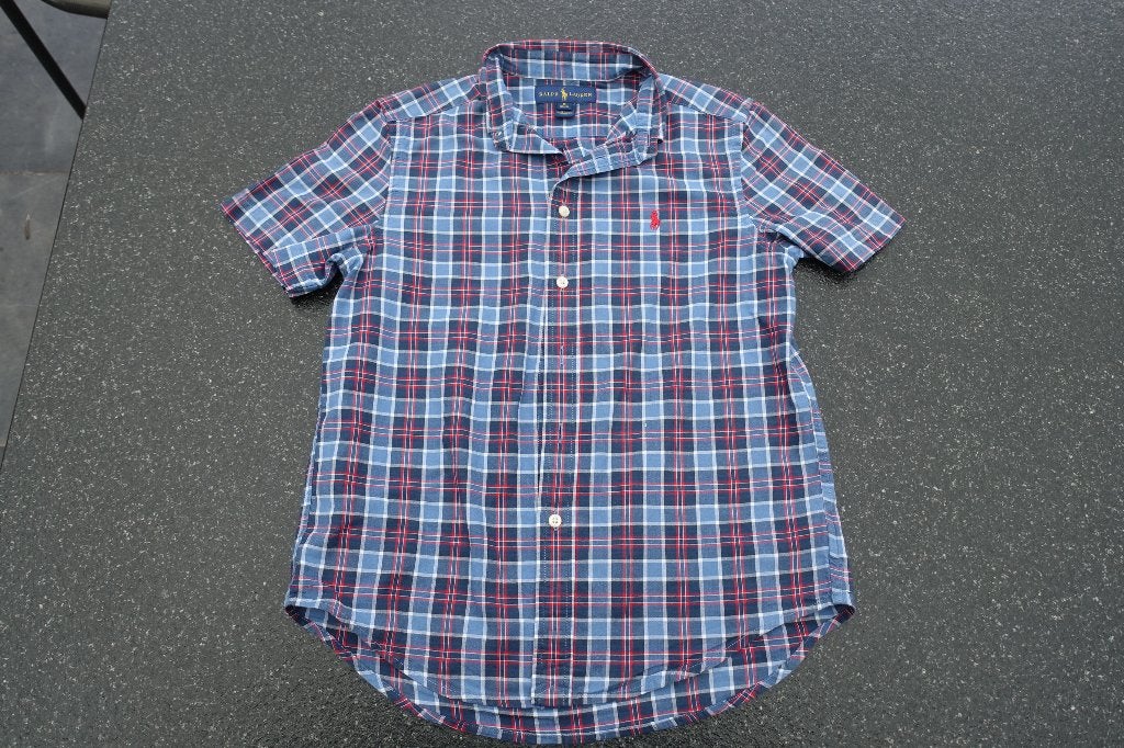 Ralph Lauren blouse.   10-12  jaar, Overhemd of Blouse, Ophalen of Verzenden, Zo goed als nieuw, Jongen