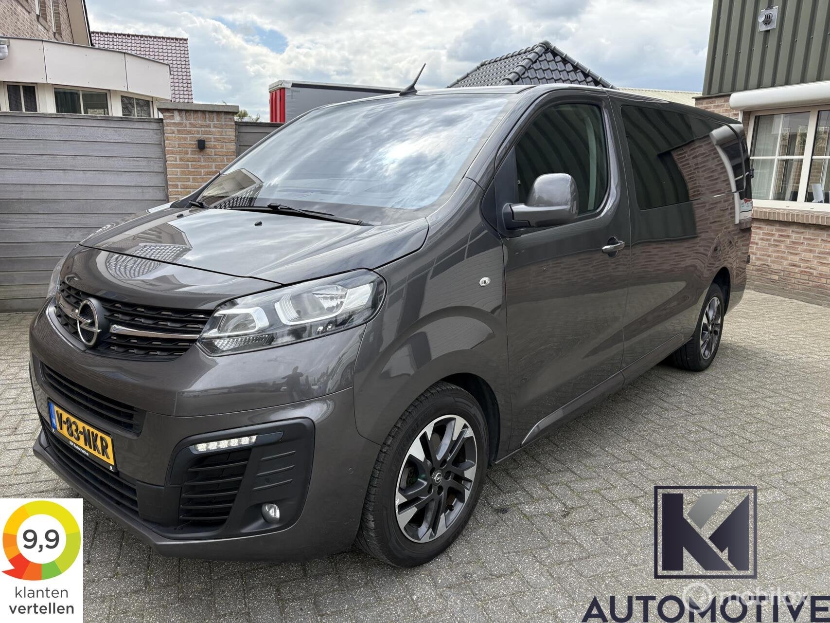 Opel Vivaro 2.0 CDTI L3 180pk Automaat|Dubbel Cabine|Carplay, Auto's, Bestelauto's, Stof, 4 cilinders, Bedrijf, 177 pk