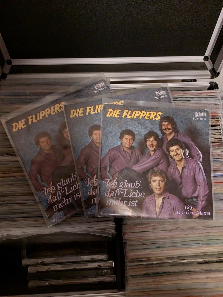 3x singel van die flippers, Ophalen of Verzenden, Gebruikt, Overige formaten, Pop