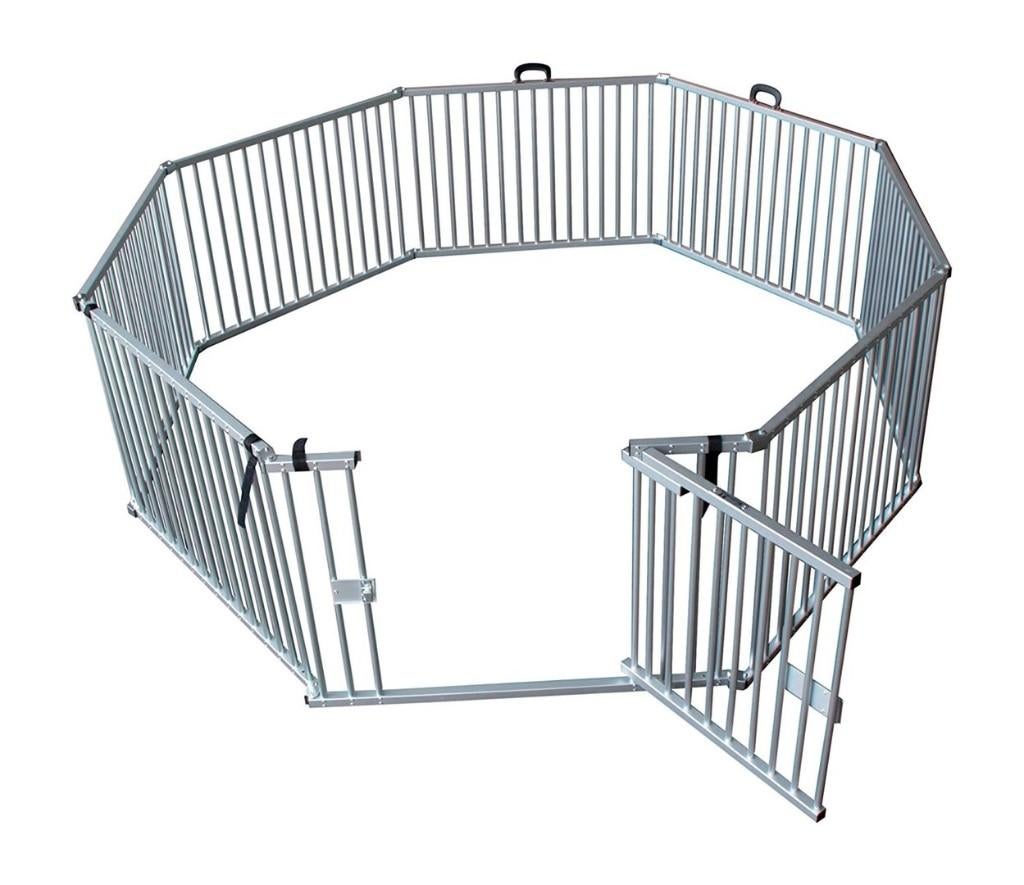Puppyren Hondenren Aluminium Opvouwbaar 8x60 cm 63 Hoog, Ophalen of Verzenden, Nieuw