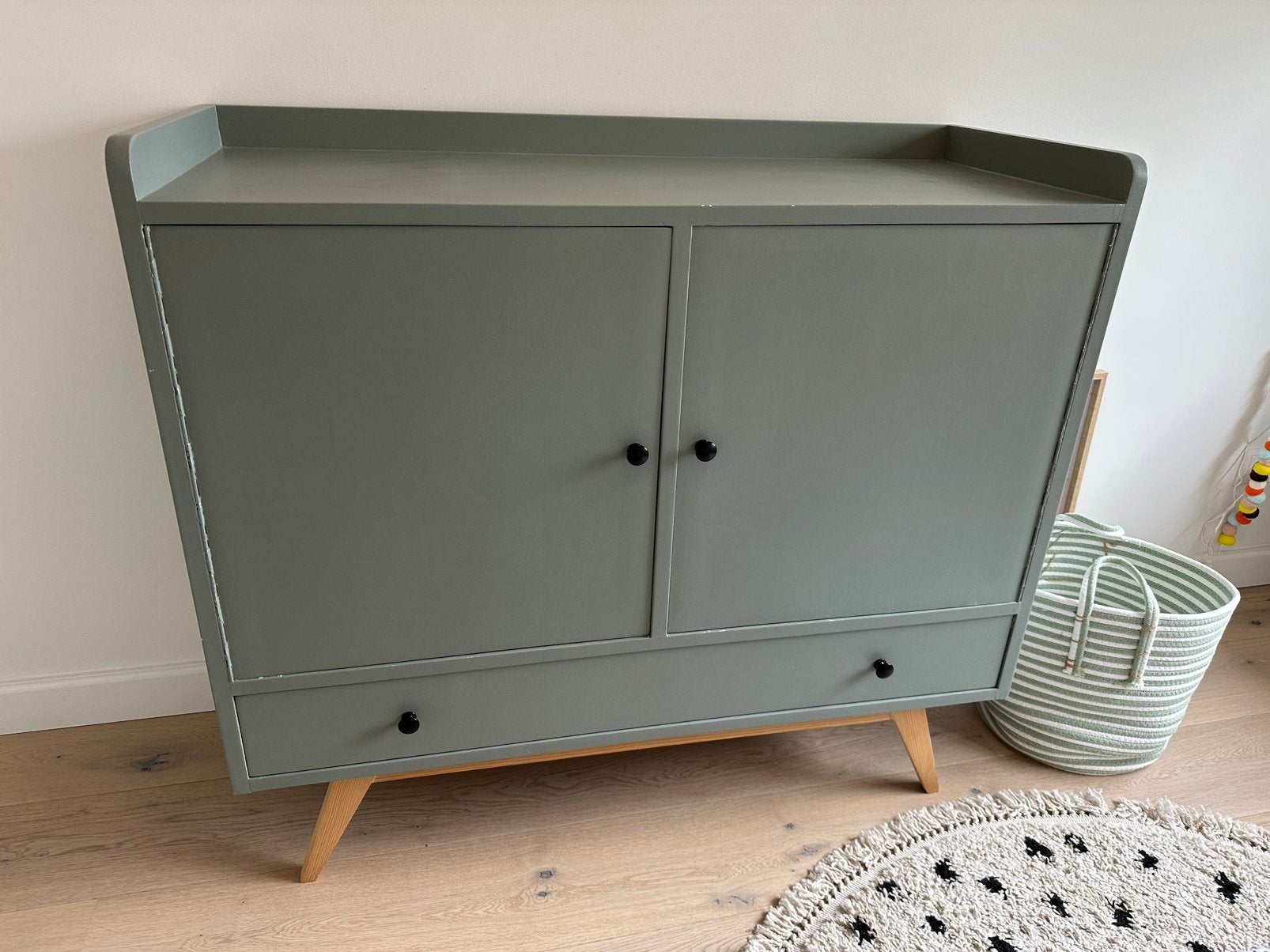 Vintage commode, Ophalen, 50 tot 70 cm, 90 tot 105 cm, 100 cm of meer