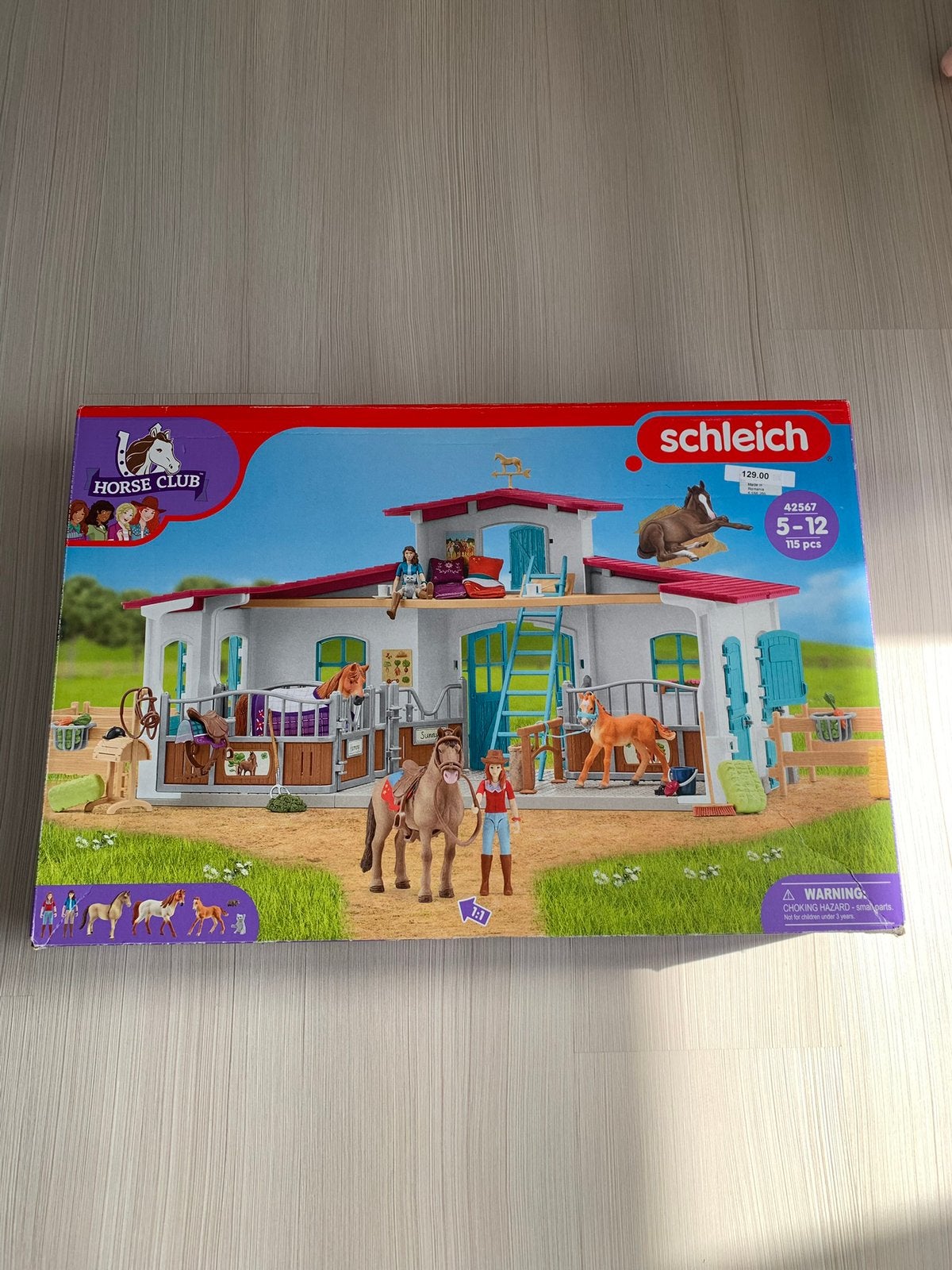 Schleich horse club manege 42567 in nieuwstaat, Ophalen, Zo goed als nieuw