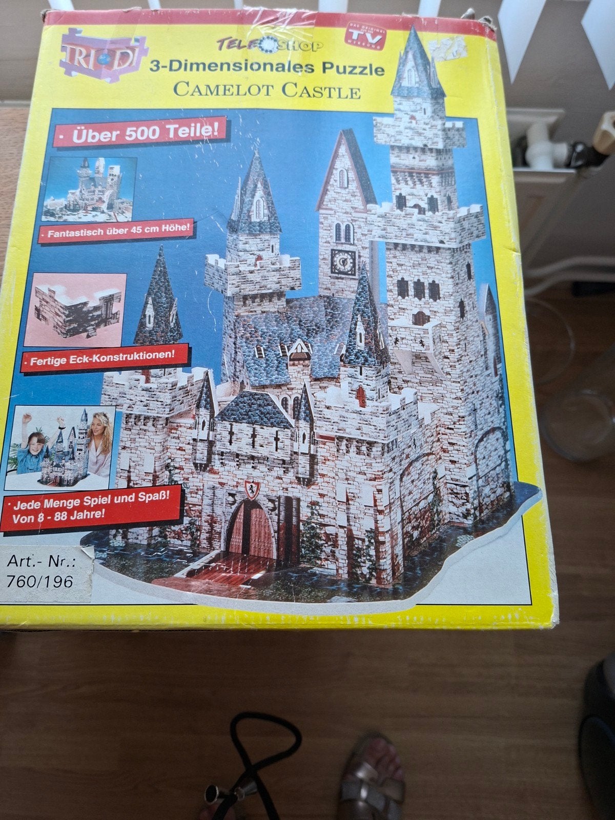 3D-puzzel Camelot Kasteel - Meer dan 500 stukjes, Ophalen, Meer dan 50 stukjes, Gebruikt, 6 jaar of ouder