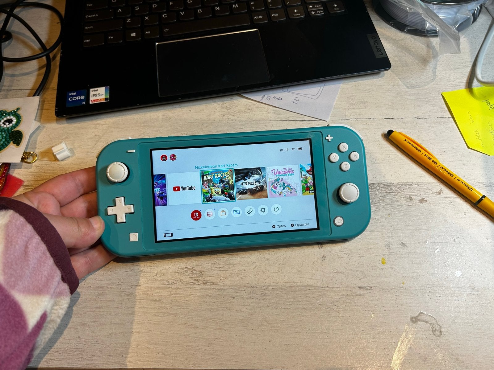 Nintendo Switch Lite - Turquoise, Ophalen, Turquoise, Gebruikt