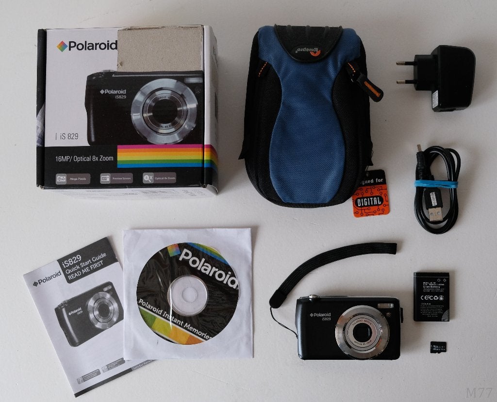 Polaroid iS829 16MP Compact Camera (16GB / 8x Zoom), Audio, Tv en Foto, Fotocamera's Digitaal, Geheugenkaart, 16 megapixels, Ophalen of Verzenden
