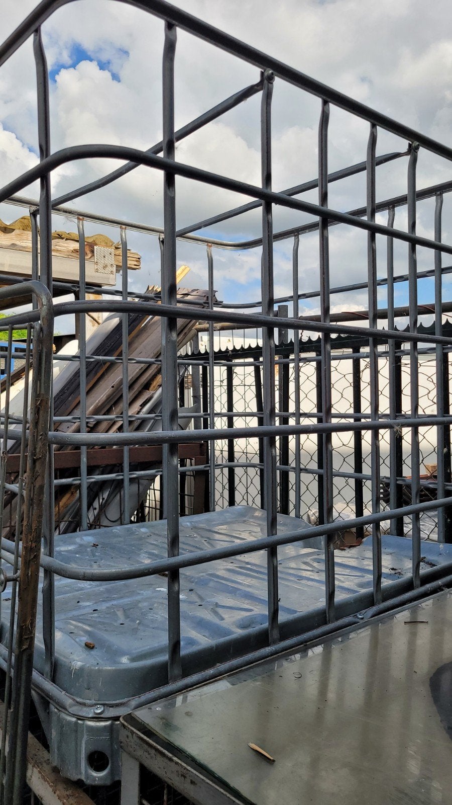 ibc krat pallet rek, Ophalen, Gebruikt