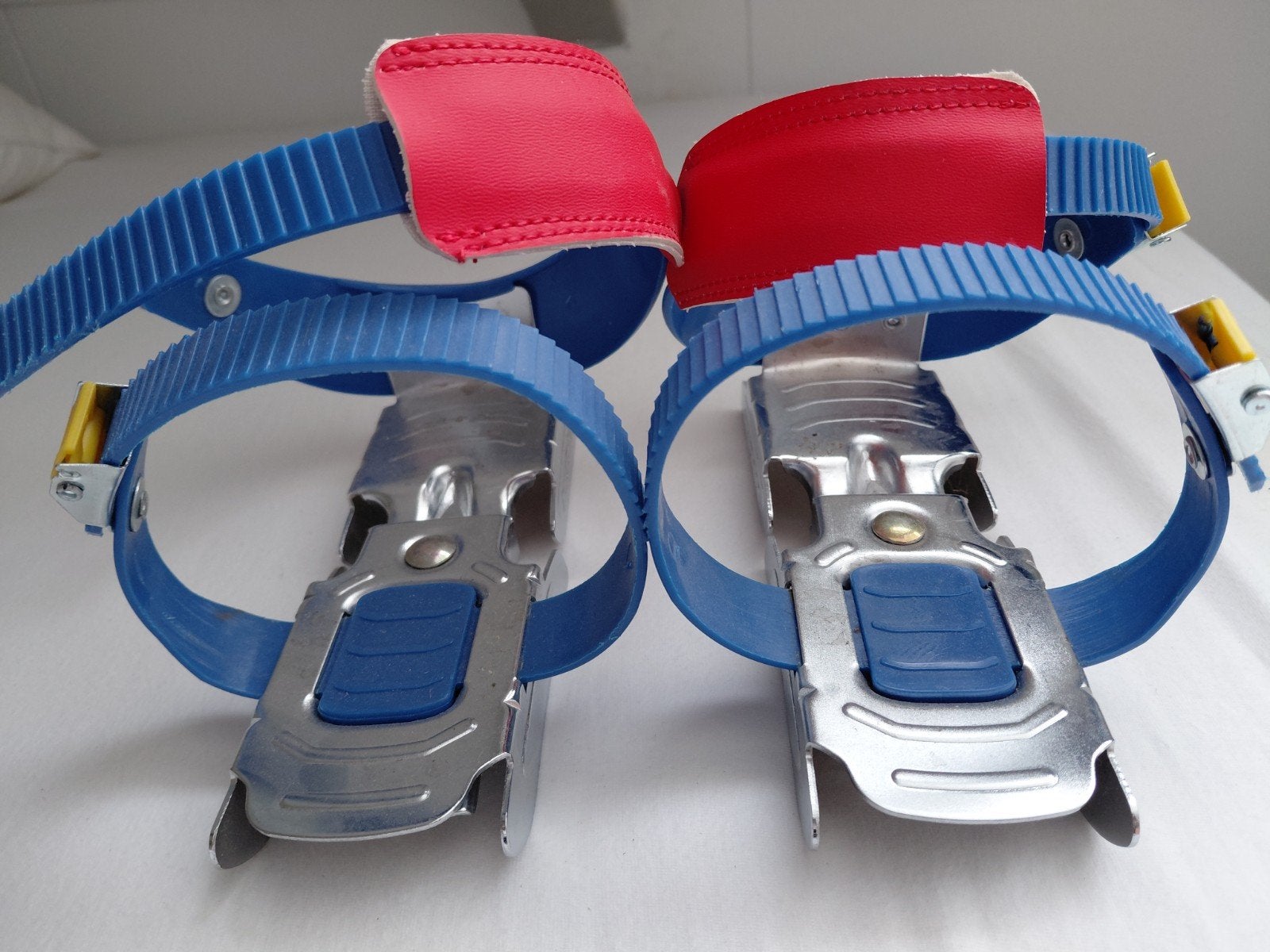 Verstelbare schaatsen voor kinderen - Blauw/Rood, Ophalen, Gebruikt, Overige typen, Overige merken