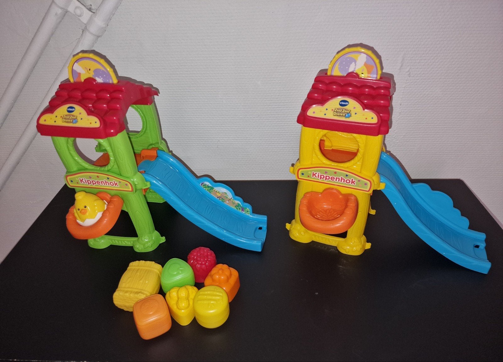 VTech Kippenhok met glijbaan en vormpjes, Ophalen, Gebruikt, Jongen of Meisje