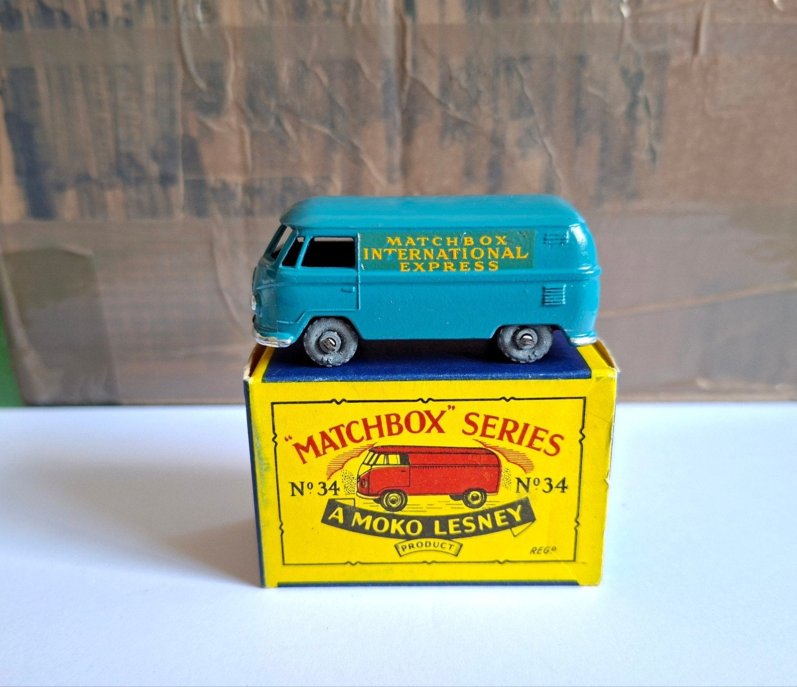 matchbox 34 volkswagen van, Ophalen of Verzenden, Zo goed als nieuw, Auto
