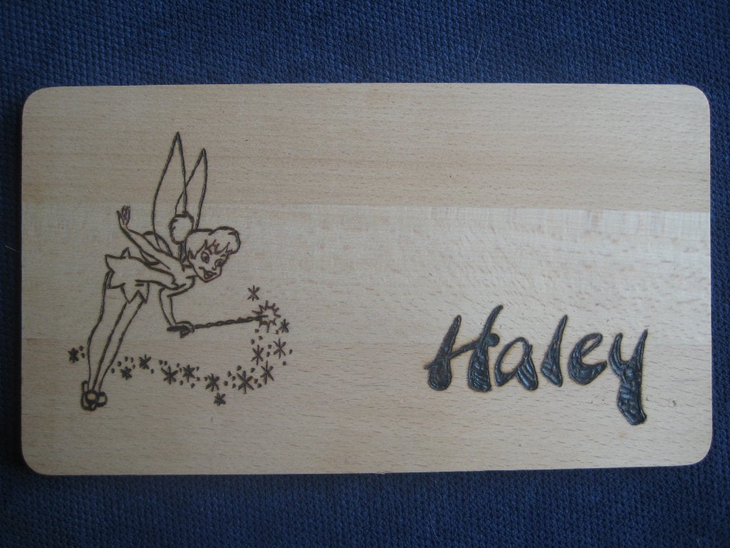 ontbijt / snij / naam plankje - creamar PYROGRAFIE, Hout, Snij-/serveerplank, Nieuw, Ophalen of Verzenden