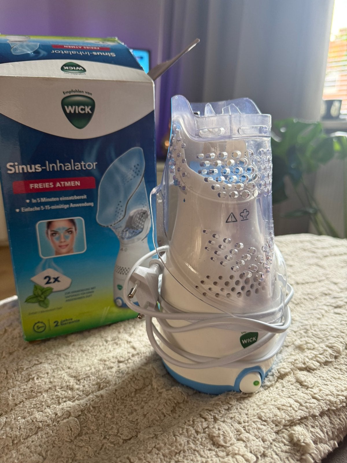 Vicks Sinus Inhaler – elektrische stoominhaler, Verzenden, Zo goed als nieuw, Overige typen