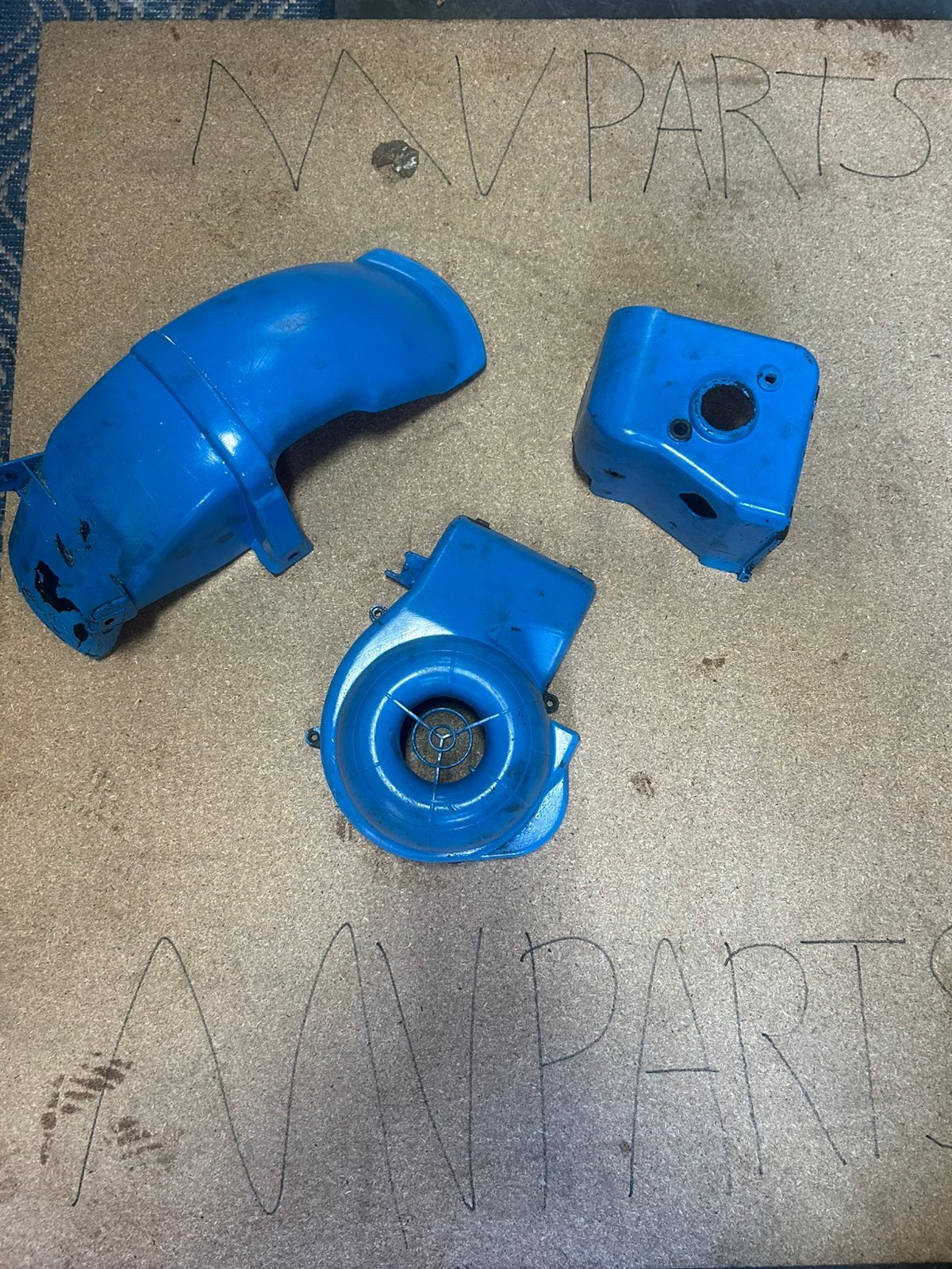 Koelkappen piaggio zip 2t blauw, Ophalen of Verzenden, Zo goed als nieuw, Piaggio